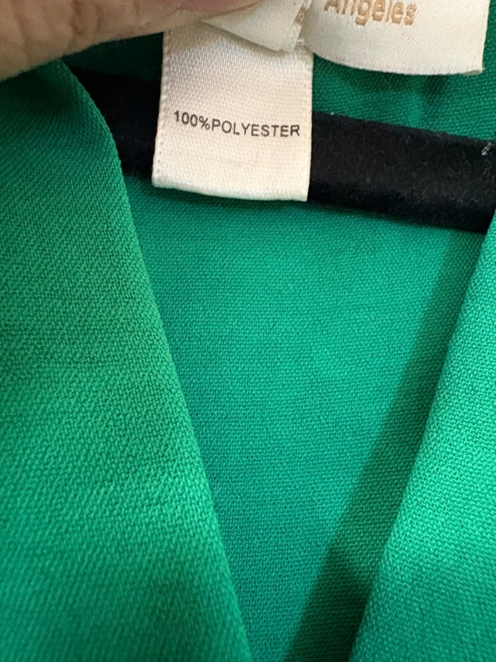 Monteau Emerald Green Tiered Maxi Dress with Smocked Waist - Picture 6 of 7